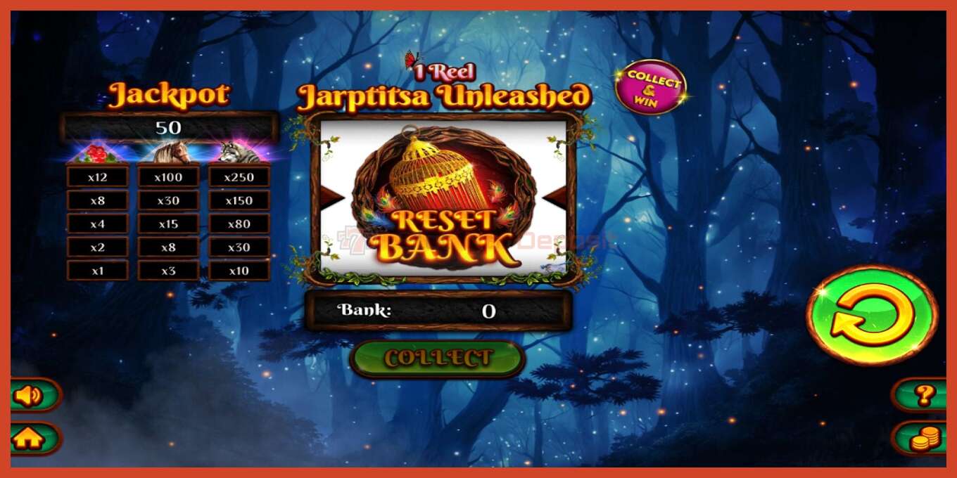 Slot screenshot: 1 Reel Jarptitsa Unleashed bez depozita, broj - 2