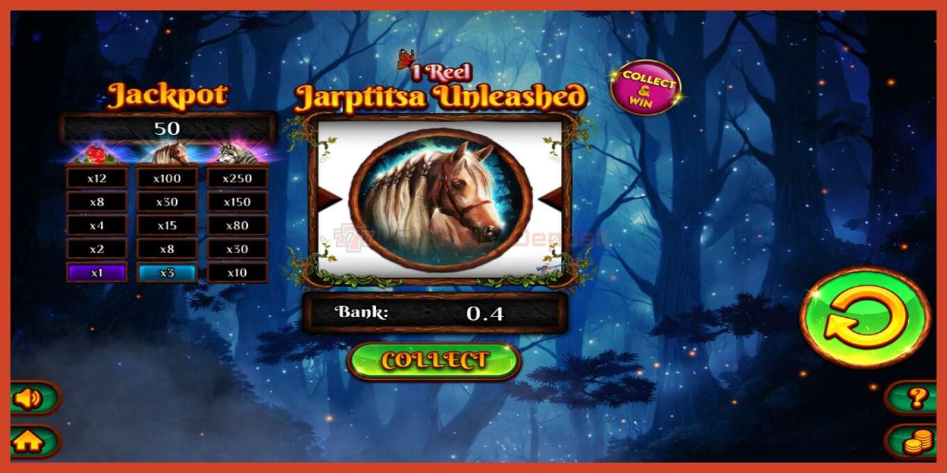 Slot screenshot: 1 Reel Jarptitsa Unleashed bez depozita, broj - 3