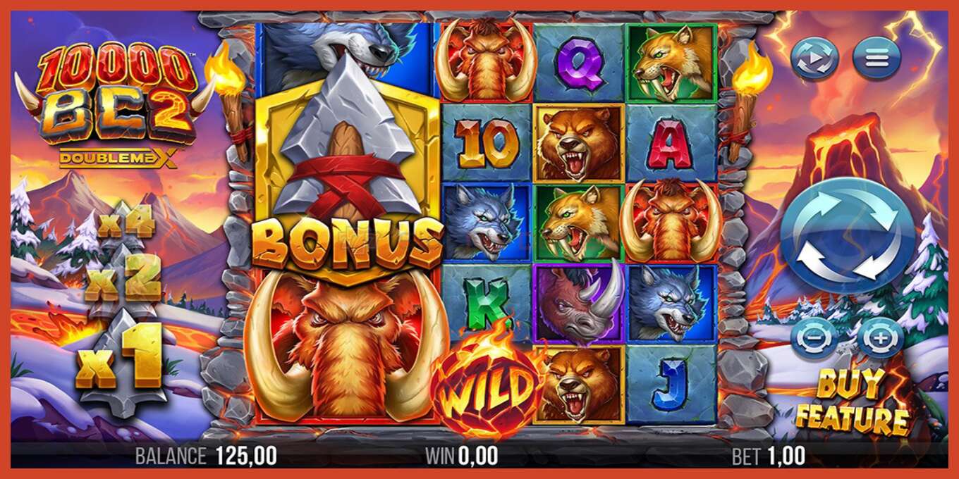 Captură de ecran pentru slot: 10000 BC DoubleMax 2 fara depozit, număr - 3