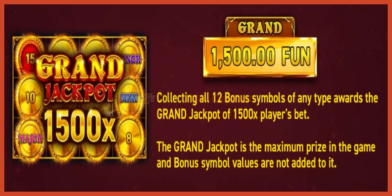 Slot screenshot: 12 Coins Grand Gold Edition Halloween Jackpots no deposit, number - 5