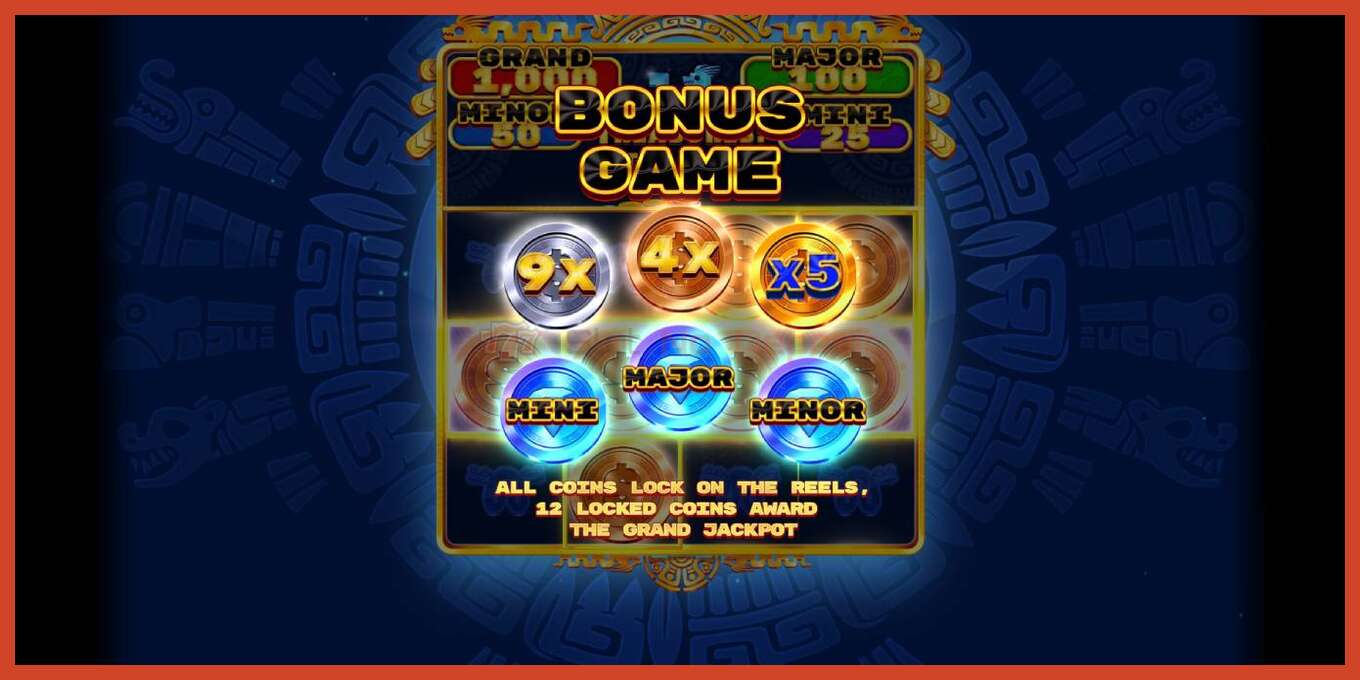 Slot screenshot: 12 Treasures: Aztec Riches no deposit, number - 2