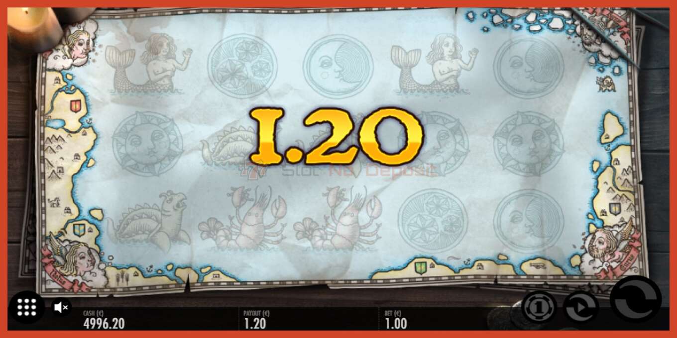 Slot screenshot: 1429 Uncharted Seas no deposit, number - 2