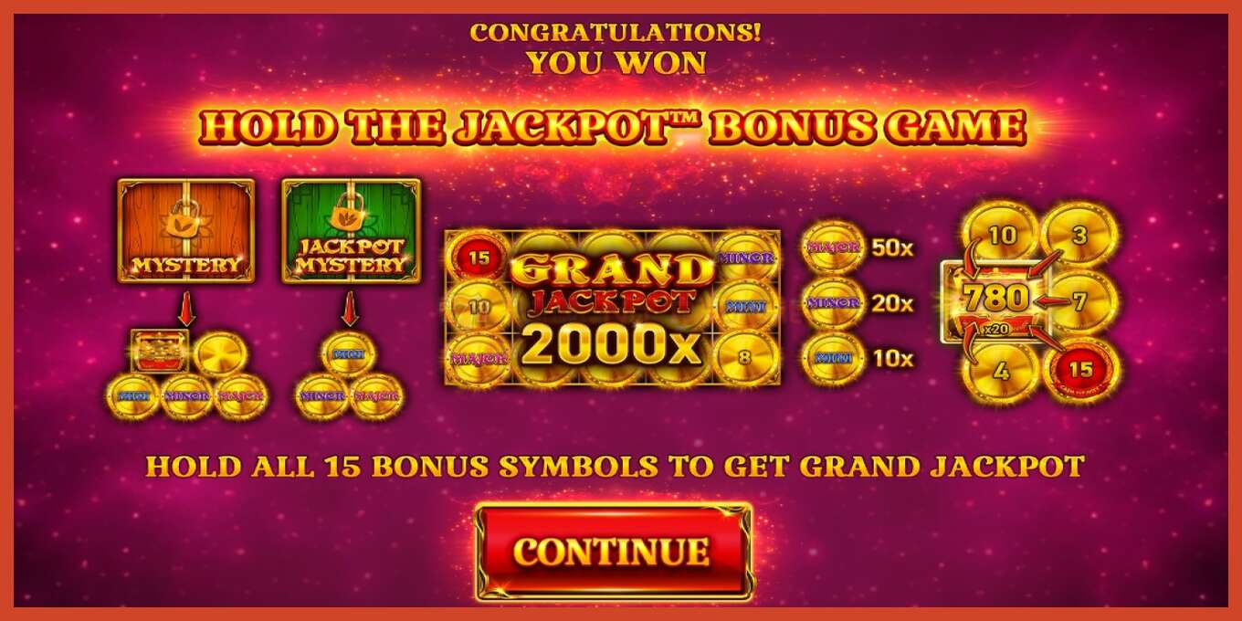 ภาพหน้าจอของสล็อต: 15 Coins Grand Gold Edition Halloween Jackpot ไม่มีเงินฝาก, ตัวเลข - 3