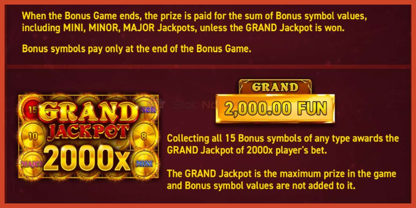 ภาพหน้าจอของสล็อต: 15 Coins Grand Gold Edition Halloween Jackpot ไม่มีเงินฝาก, ตัวเลข - 5