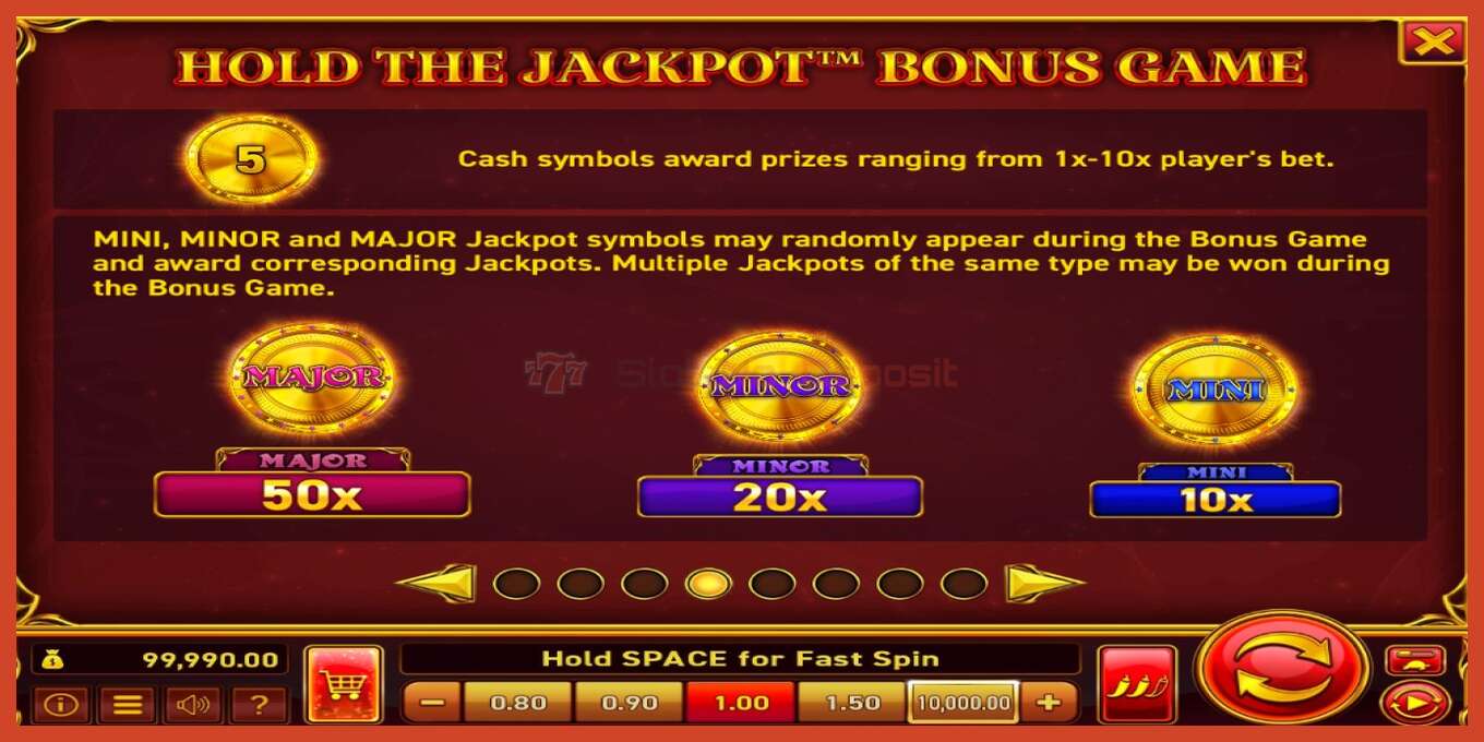 老虎机截图: 16 Coins Grand Gold Edition Halloween Jackpots 没有押金, 数字 - 4