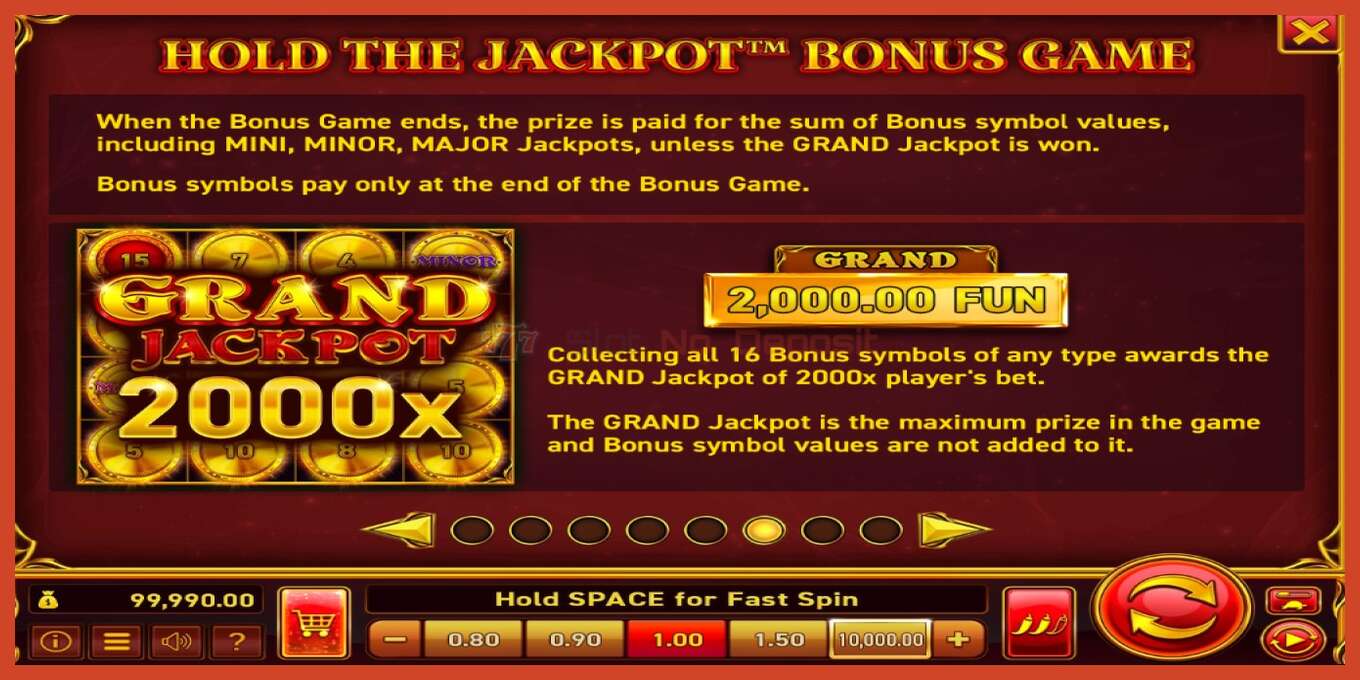 老虎机截图: 16 Coins Grand Gold Edition Halloween Jackpots 没有押金, 数字 - 5