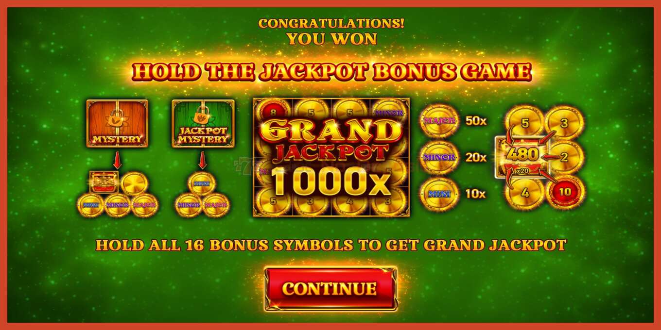 فتحة لقطة الشاشة: 16 Coins Score The Jackpot لا إيداع, رقم - 3