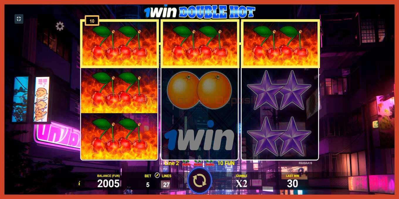 Slot screenshot: 1win Double Hot no deposit, number - 4