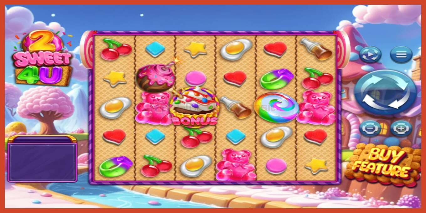 Slot screenshot: 2 Sweet 4 U bez depozita, broj - 1