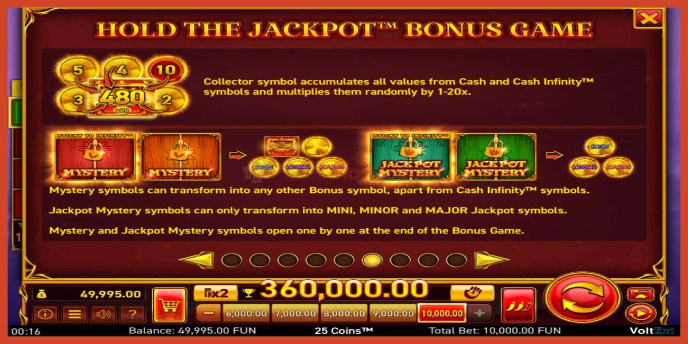 Slot скриншоту: 25 Coins Halloween Jackpots депозит жок, саны - 6