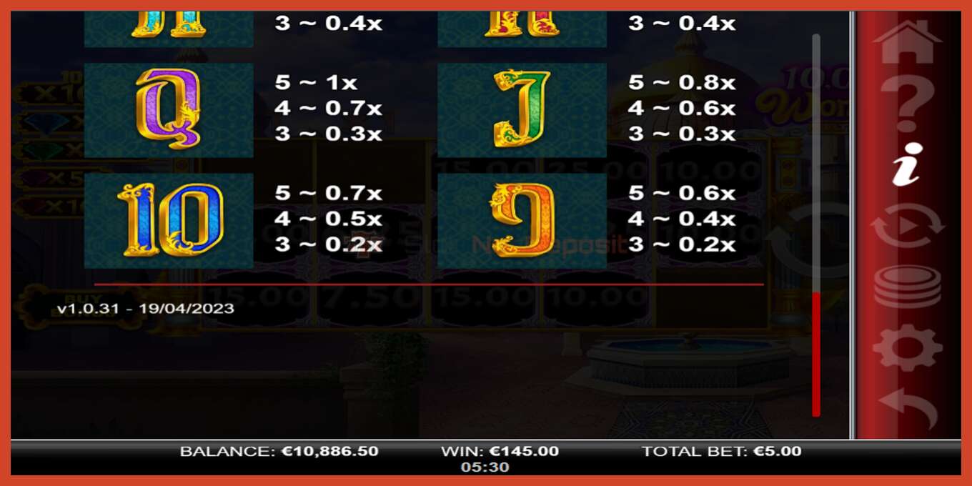 Slot screenshot: 25 Coins Score The Jackpot no deposit, number - 6