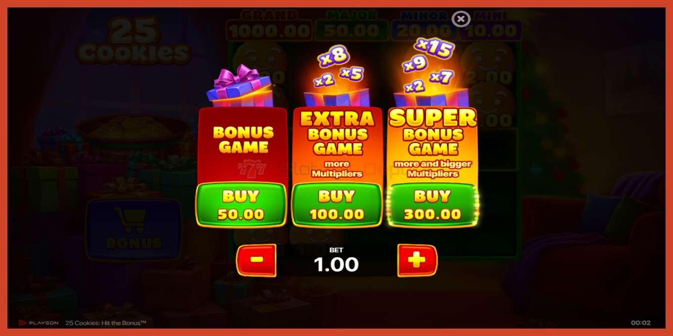 Slot screenshot: 25 Cookies: Hit the Bonus no deposit, number - 3