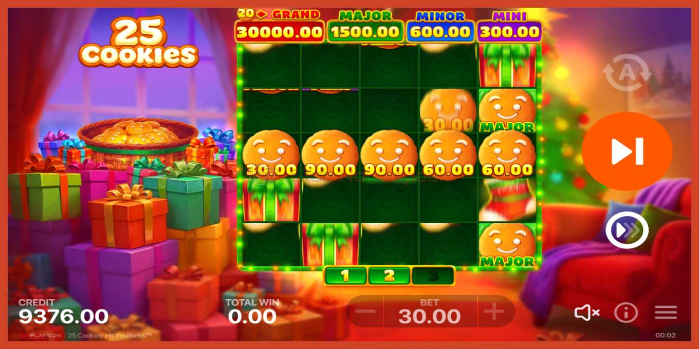 Slot screenshot: 25 Cookies: Hit the Bonus no deposit, number - 4