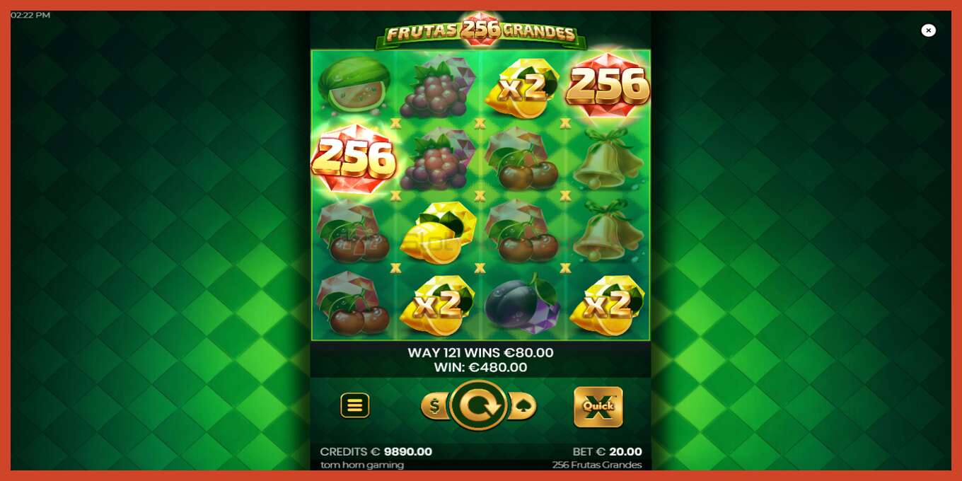 Captură de ecran pentru slot: 256 Frutas Grandes fara depozit, număr - 4