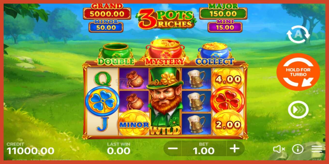 Slot screenshot: 3 Pots Riches: Hold and Win bez depozita, broj - 1