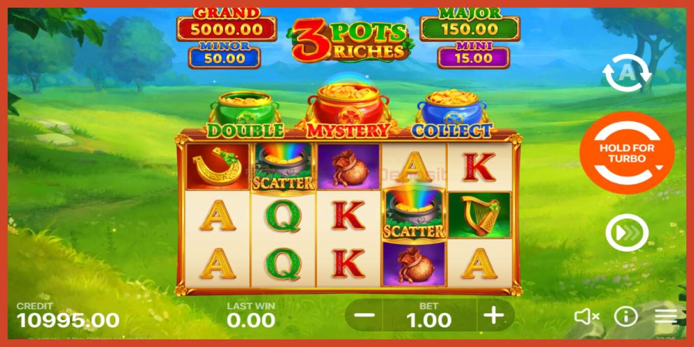 Slot screenshot: 3 Pots Riches: Hold and Win bez depozita, broj - 3