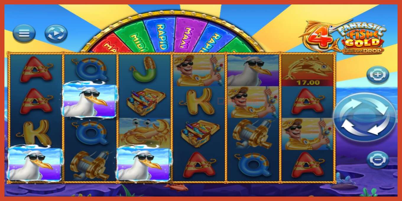 Slot screenshot: 4 Fantastic Fish Gold Dream Drop bez depozita, broj - 2