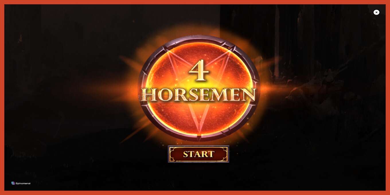 Slot скриншоту: 4 Horsemen депозит жок, саны - 1