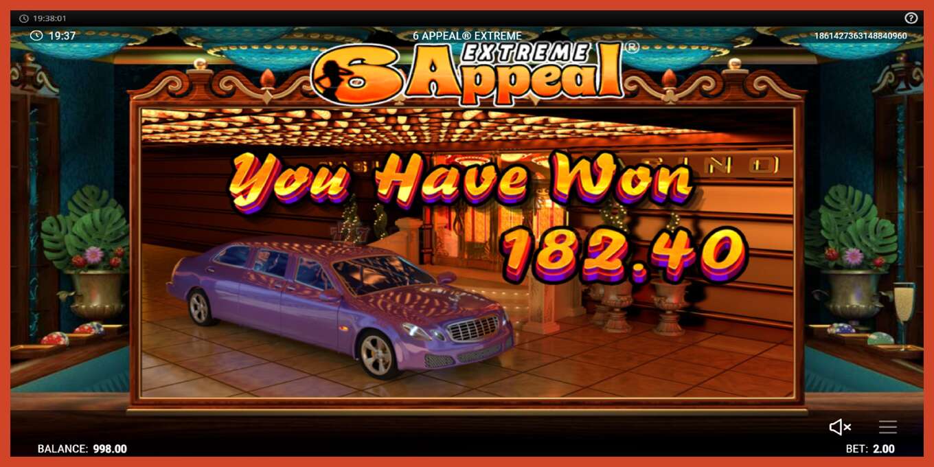 Slot screenshot: 6 Appeal Extreme no deposit, number - 5