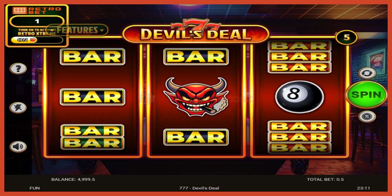 Slot screenshot: 777 Devils Deal bez depozita, broj - 2