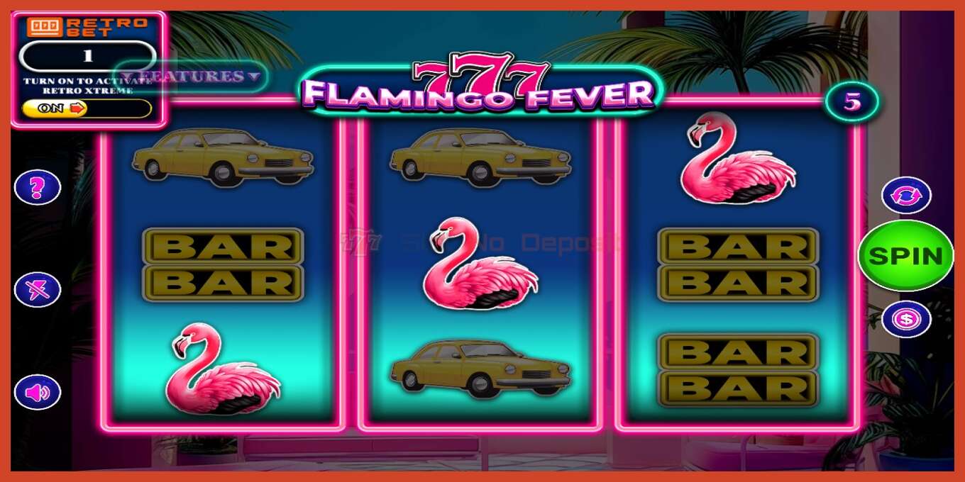 Lizdų ekrano kopija: 777 - Flamingo Fever jokio užstato, numerį - 3