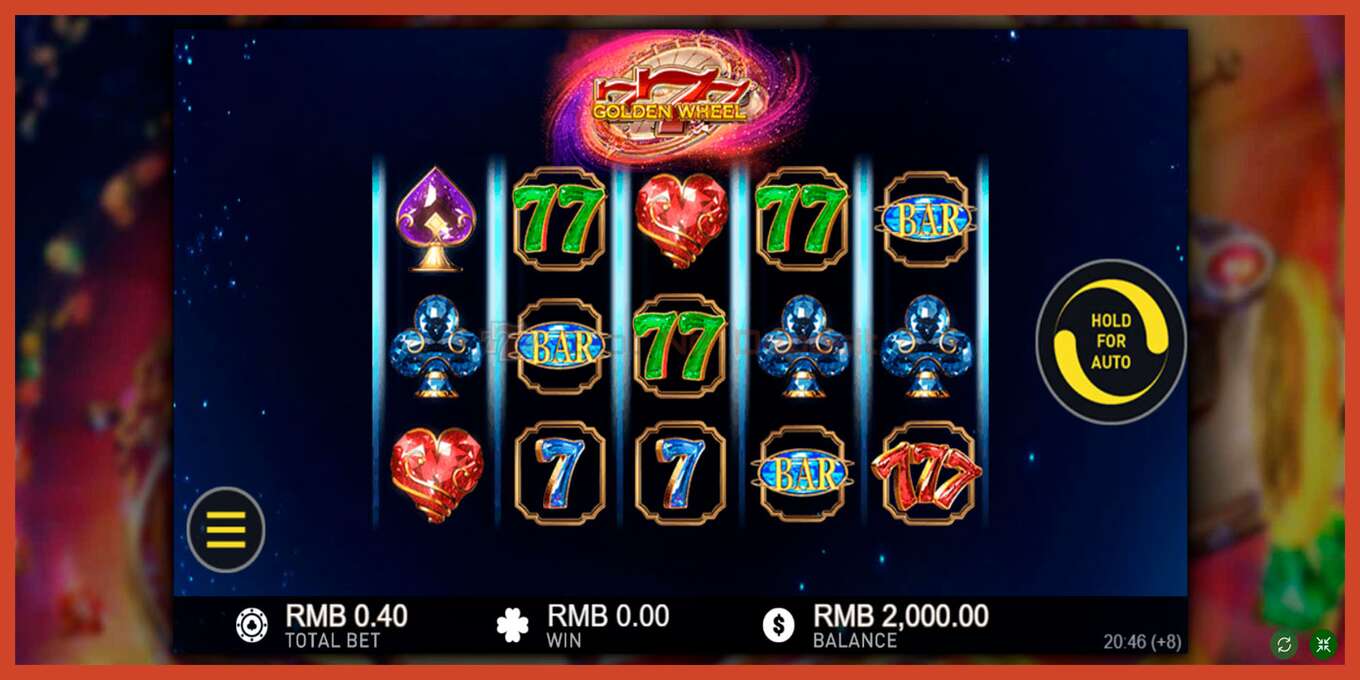 Slot screenshot: 777 Golden Wheel no deposit, number - 1