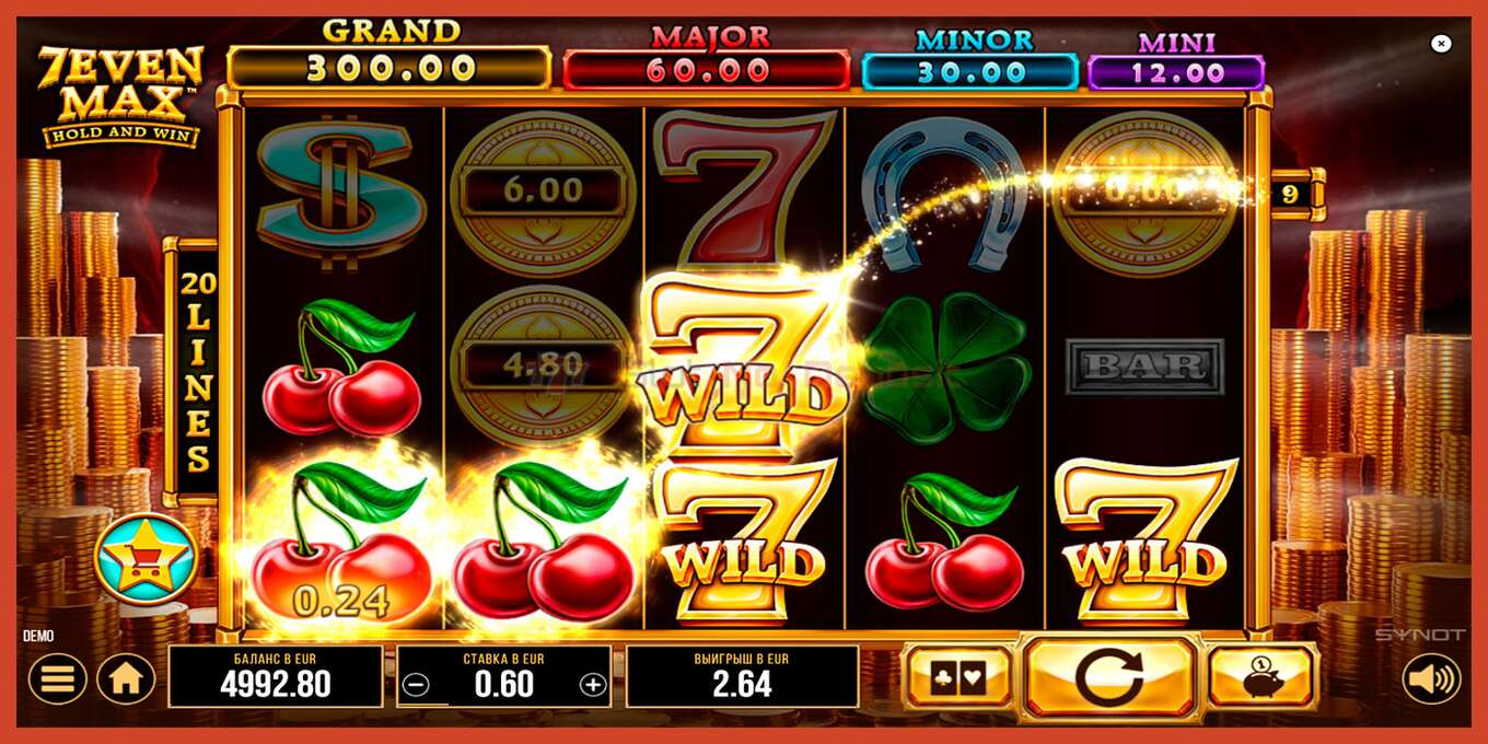 Captură de ecran pentru slot: 7Even Max fara depozit, număr - 5