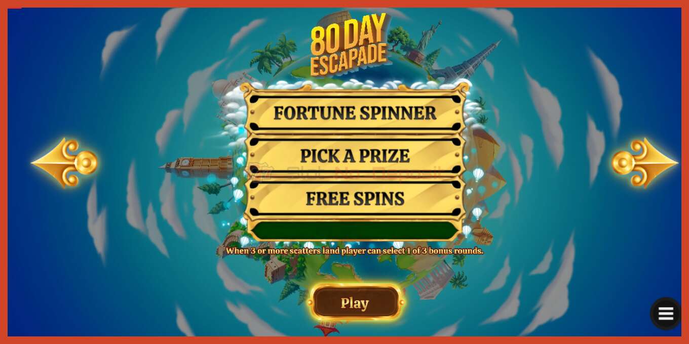 Slot screenshot: 80 Day Escapade bez depozita, broj - 1