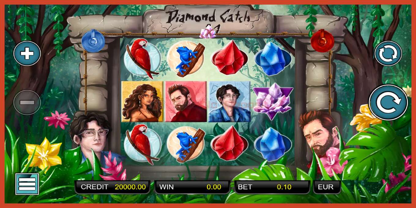 Zrzut ekranu slotu: 81 Diamond Catch bez depozytu, numer - 1