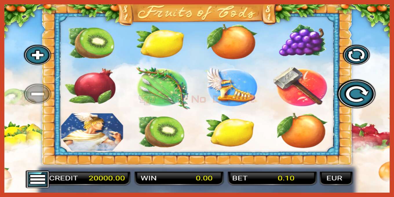 Slot skrinshoti: 81 Fruits of Gods depozit yoq, raqam - 1