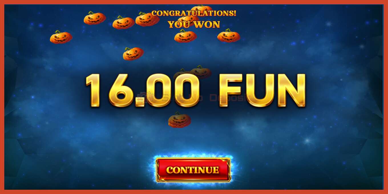 Slot skärmdump: 9 Coins Grand Diamond Edition Halloween Jackpots ingen insättning, antal - 4