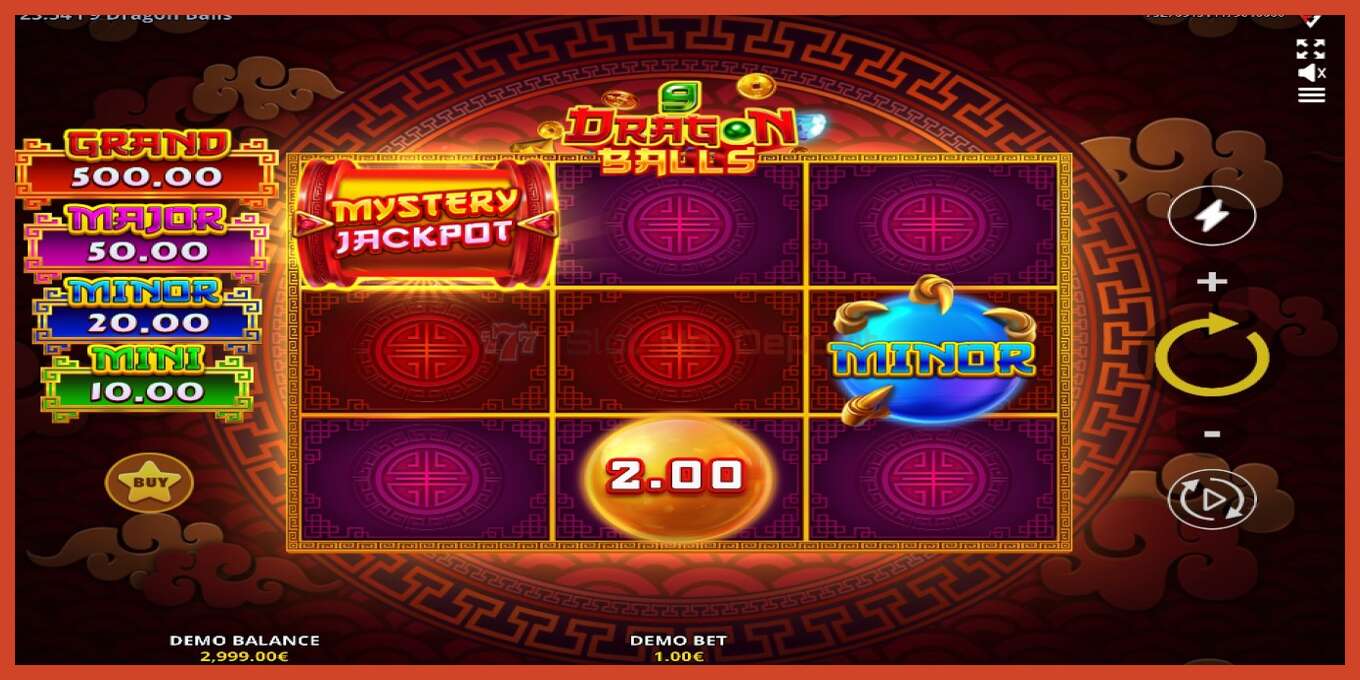 Slot screenshot: 9 Dragon Balls bez depozita, broj - 1