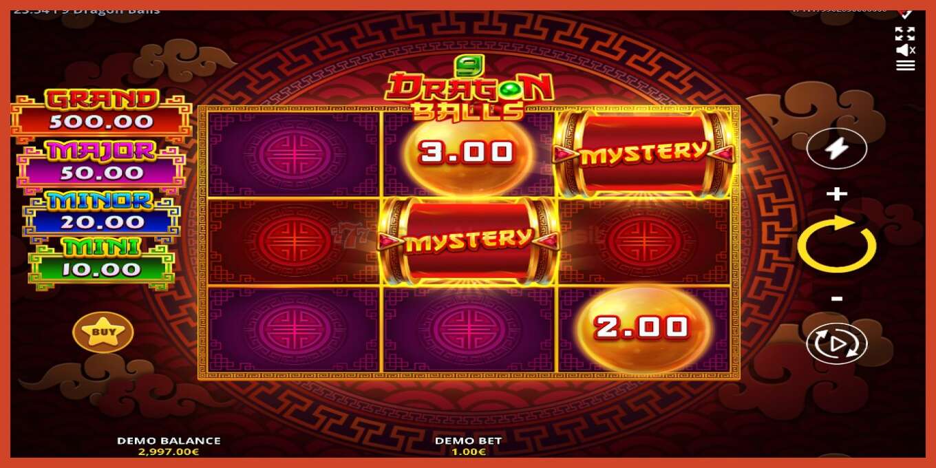 Slot screenshot: 9 Dragon Balls bez depozita, broj - 2