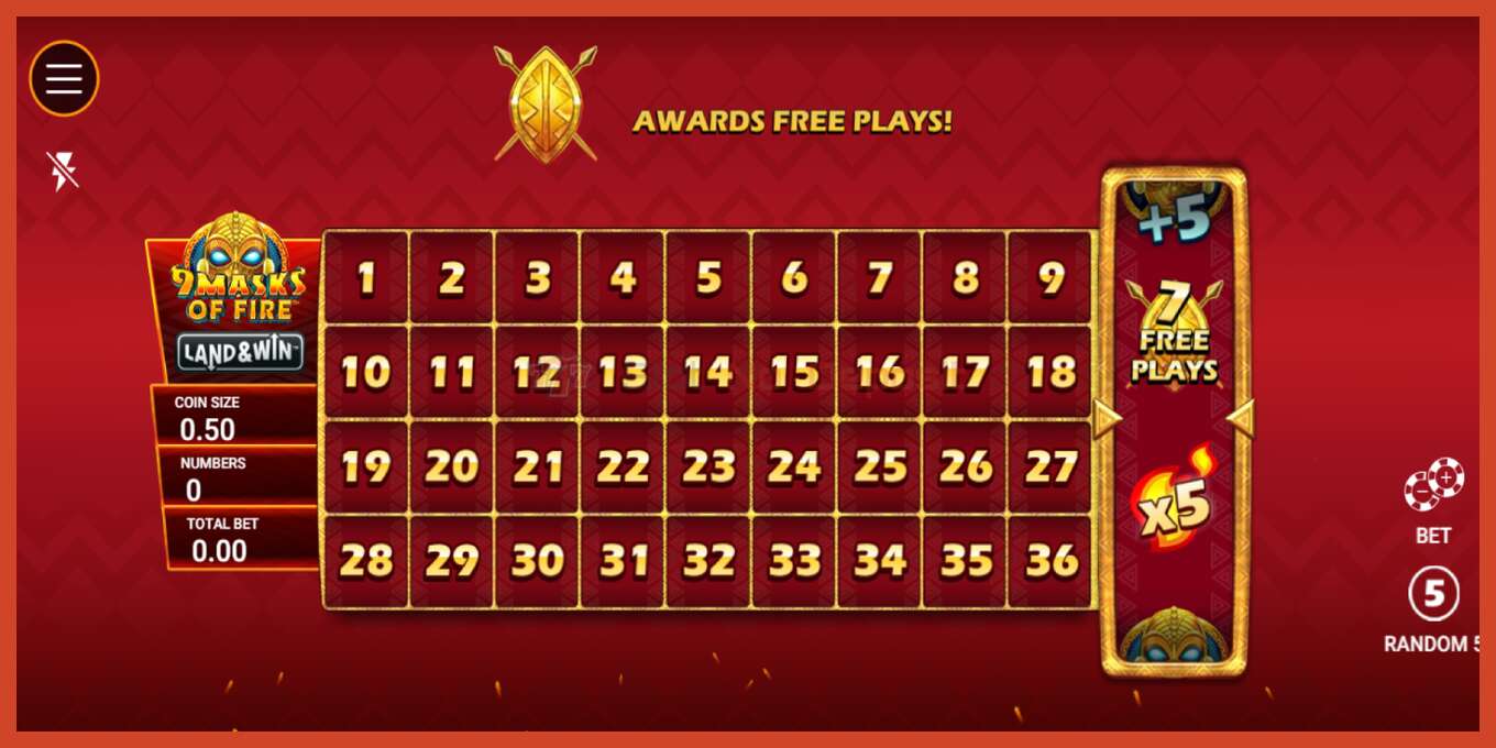 အထိုင်စခရင်ရှော့: 9 Masks of Fire Land & Win အပ်ငွေမရှိပါ။, နံပါတ် - 2