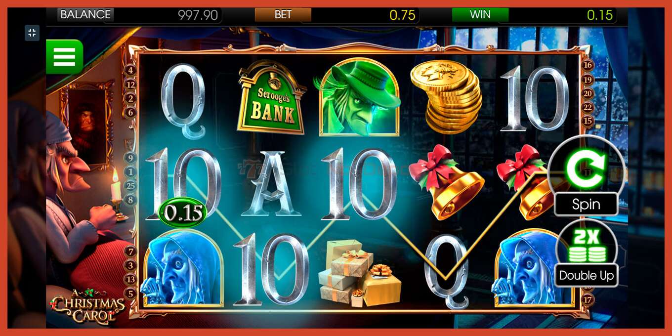 Slot screenshot: A Christmas Carol no deposit, number - 7