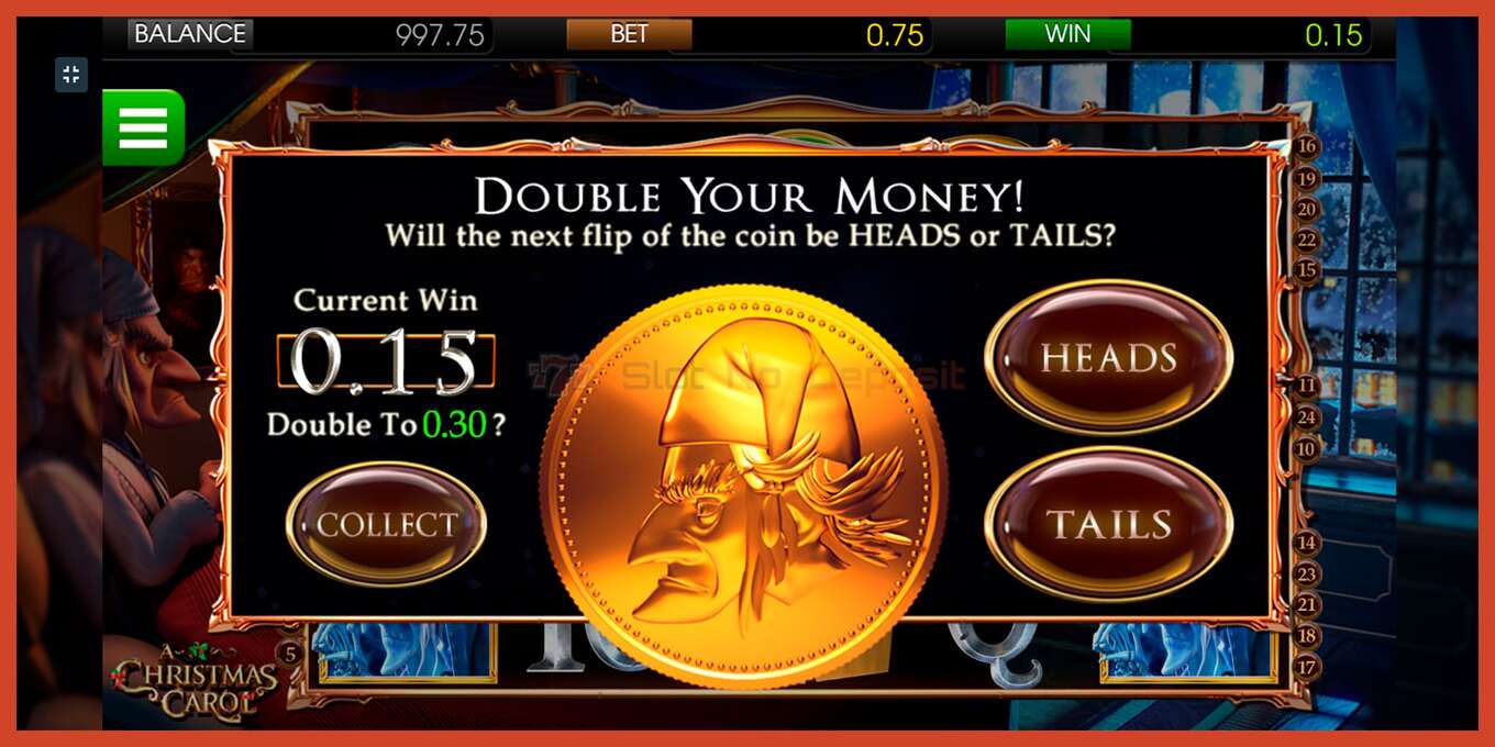 Slot screenshot: A Christmas Carol no deposit, number - 8