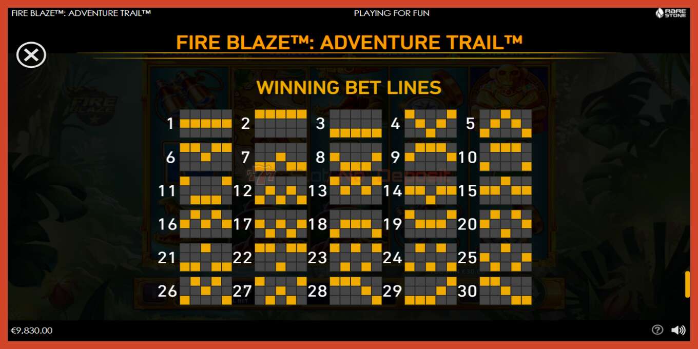 Slot screenshot: Adventure Trail no deposit, number - 7