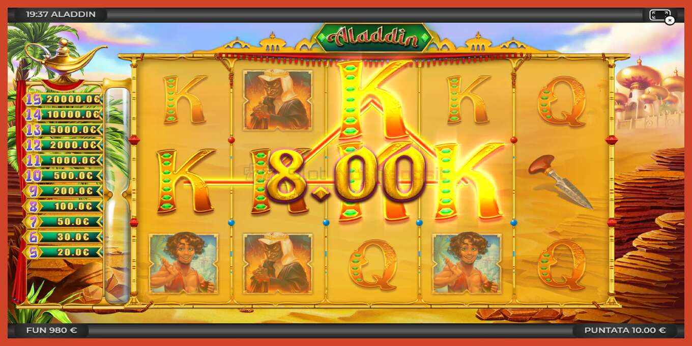 Slot screenshot: Aladdin hakuna amana, nambari - 3