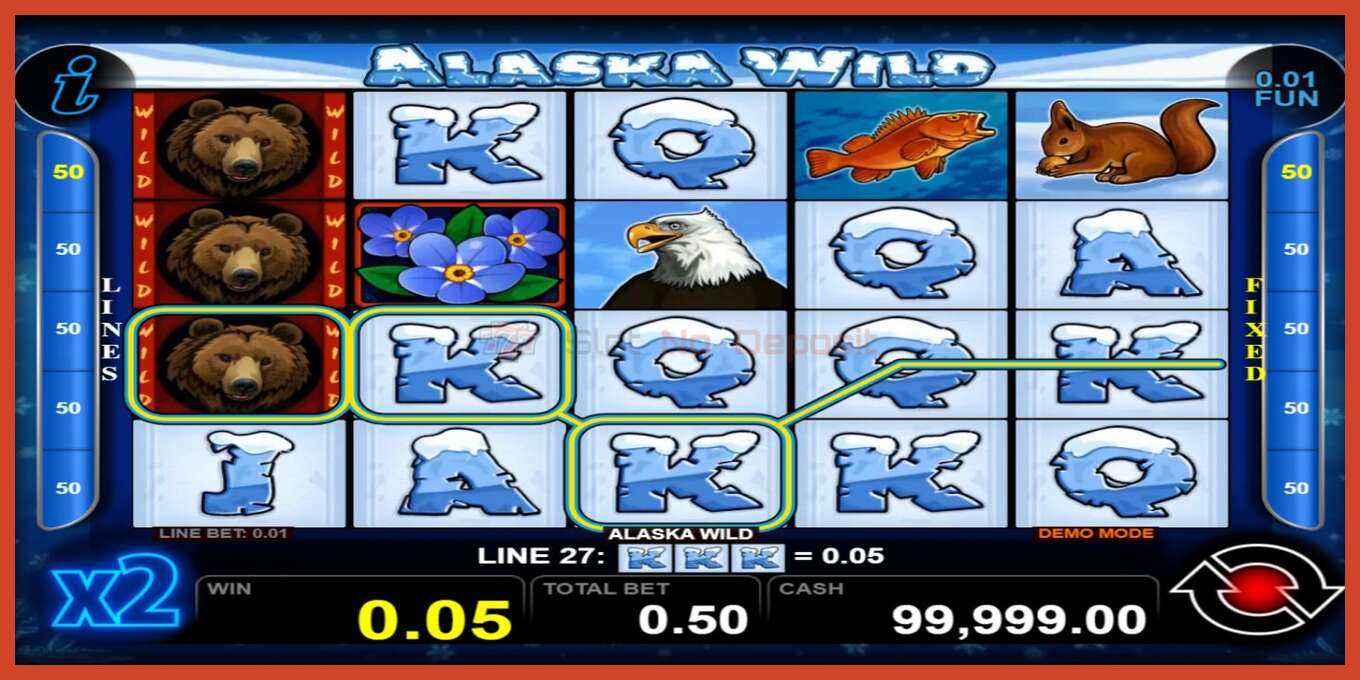 Slot screenshot: Alaska Wild no deposit, number - 2