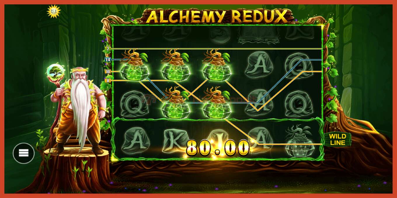 スロットのスクリーンショット: Alchemy Redux デポジットなし, 番号 - 2