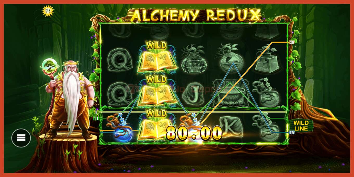 スロットのスクリーンショット: Alchemy Redux デポジットなし, 番号 - 4