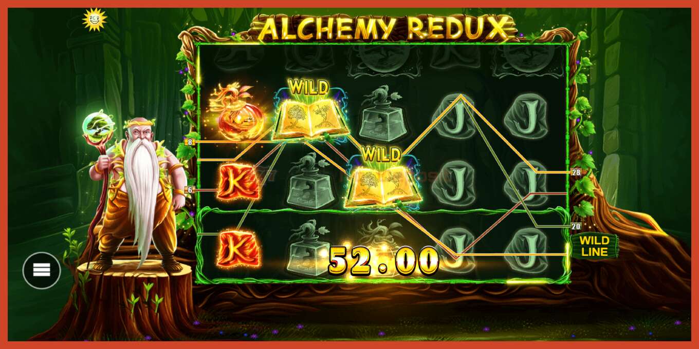 スロットのスクリーンショット: Alchemy Redux デポジットなし, 番号 - 5