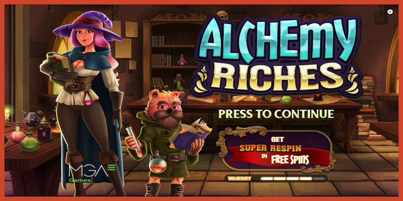 Slot තිර රුවක්: Alchemy Riches තැන්පතු නැත, අංකය - 1