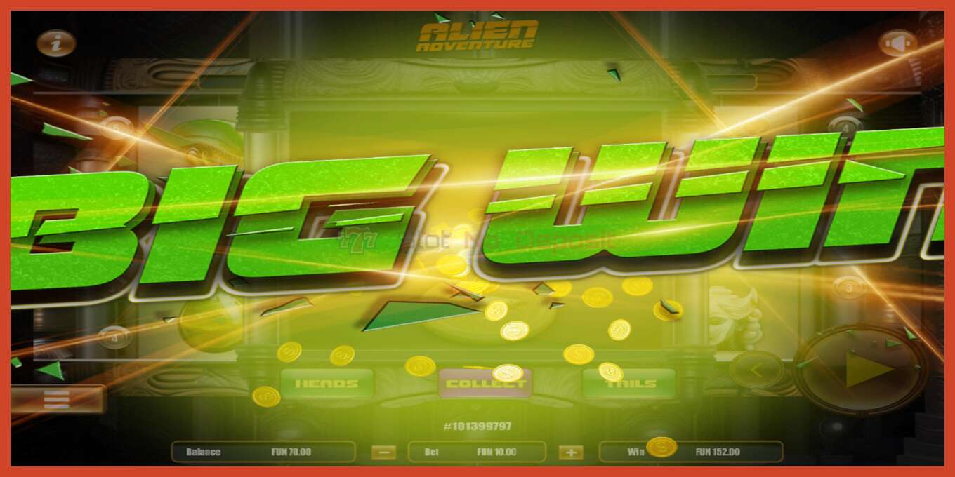 Slot screenshot: Alien Adventure no deposit, number - 1