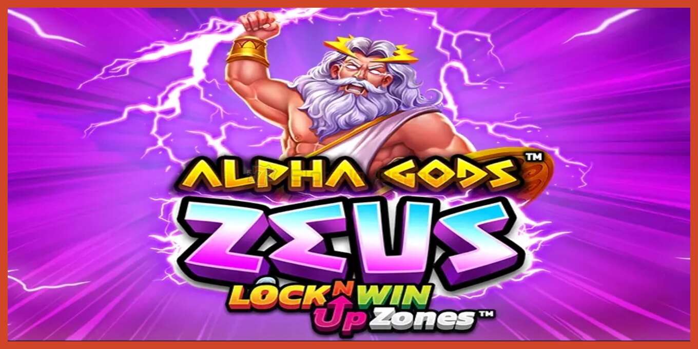 Slot screenshot: Alpha Gods: Zeus no deposit, number - 1