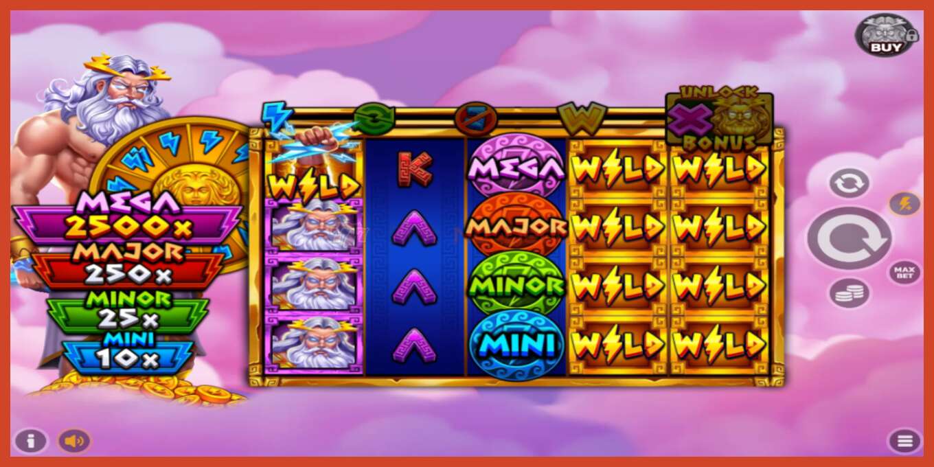 Slot screenshot: Alpha Gods: Zeus no deposit, number - 2