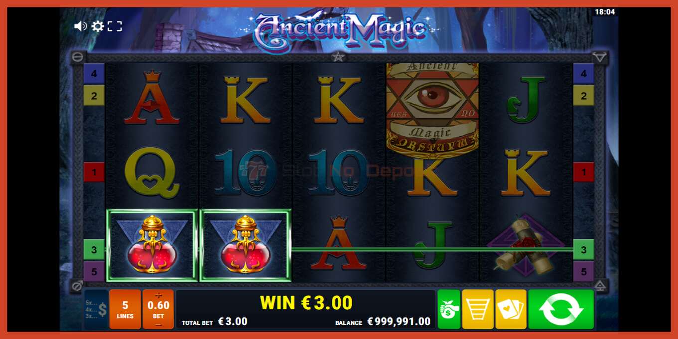 Slot screenshot: Ancient Magic no deposit, number - 2