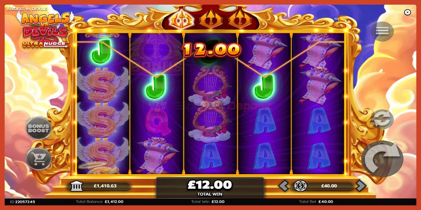 Slot screenshot: Angels vs Devils no deposit, number - 4