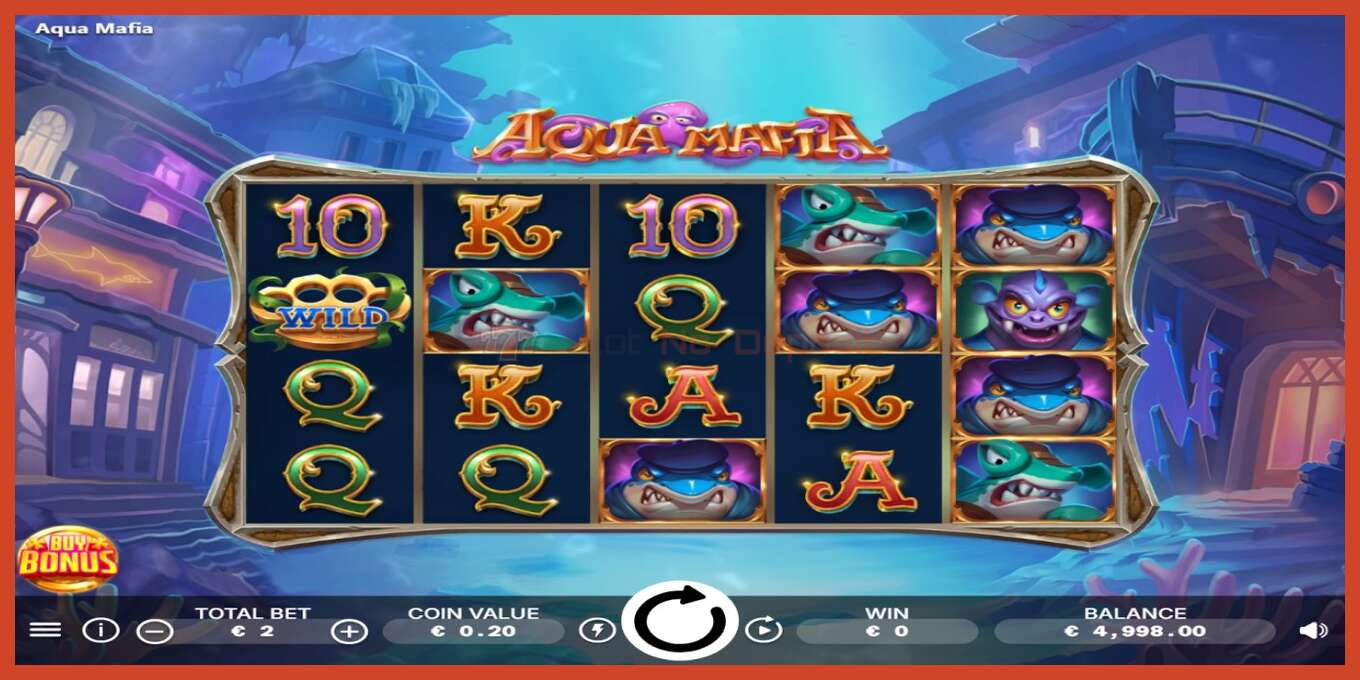 Slot screenshot: Aqua Mafia no deposit, number - 2