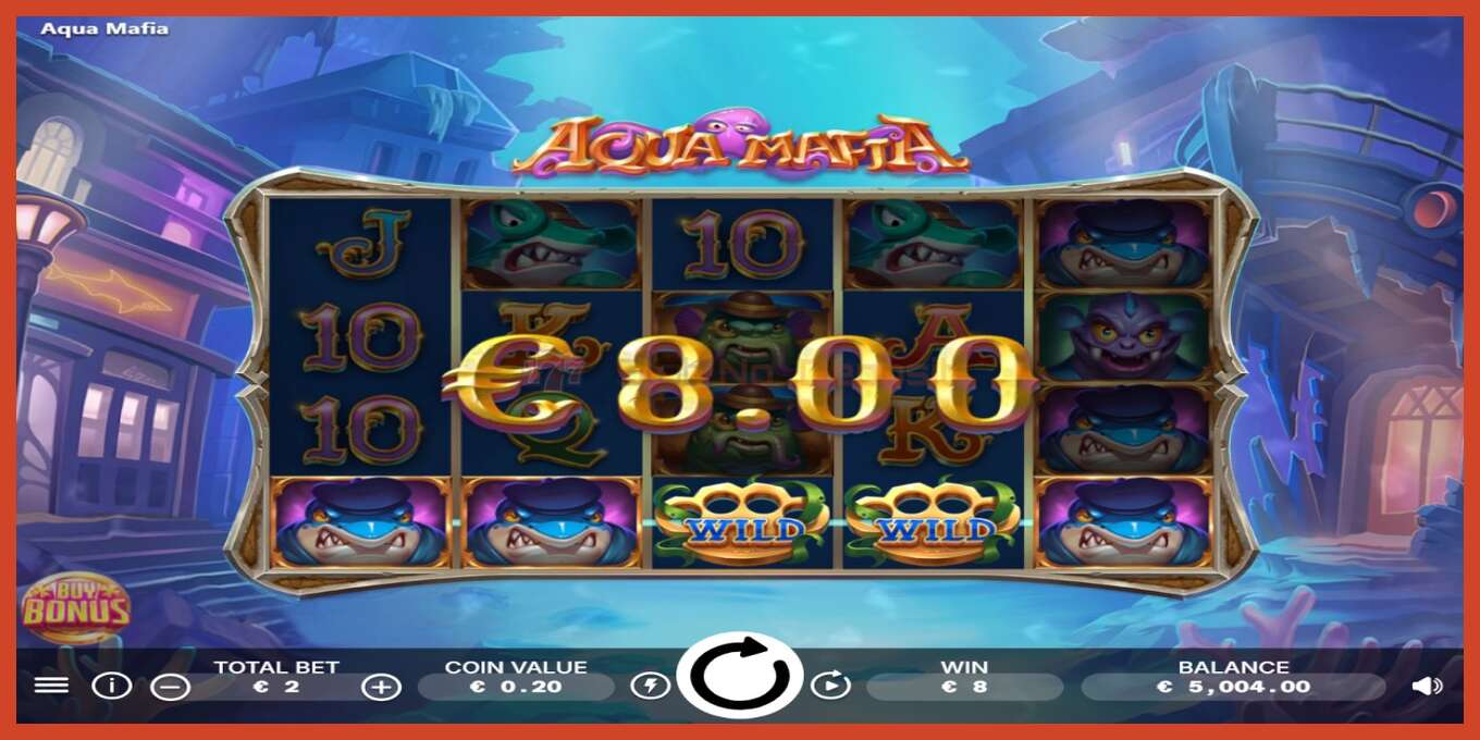 Slot screenshot: Aqua Mafia no deposit, number - 3